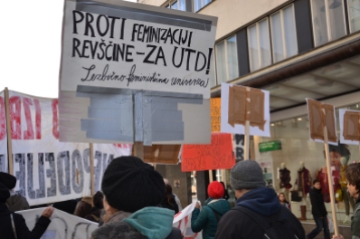 LFU na protestih 17.1.2012
